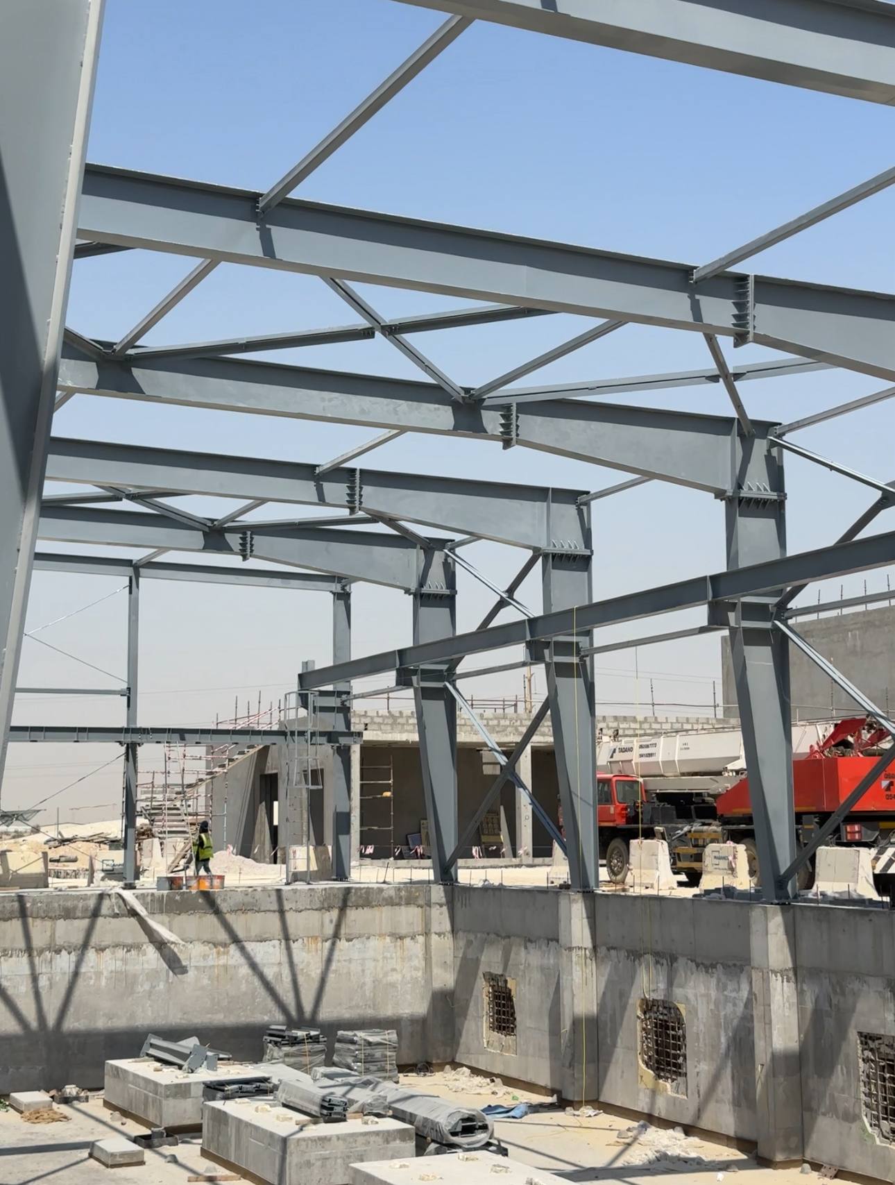 Pump Station NWC - JAROUDIYA — Steel Structure by RAFCO